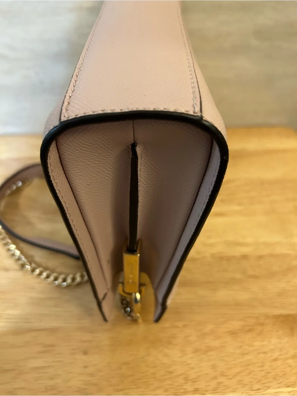 Michael Kors Mott Leather Convertible Pink Crossbody Shoulder Bag